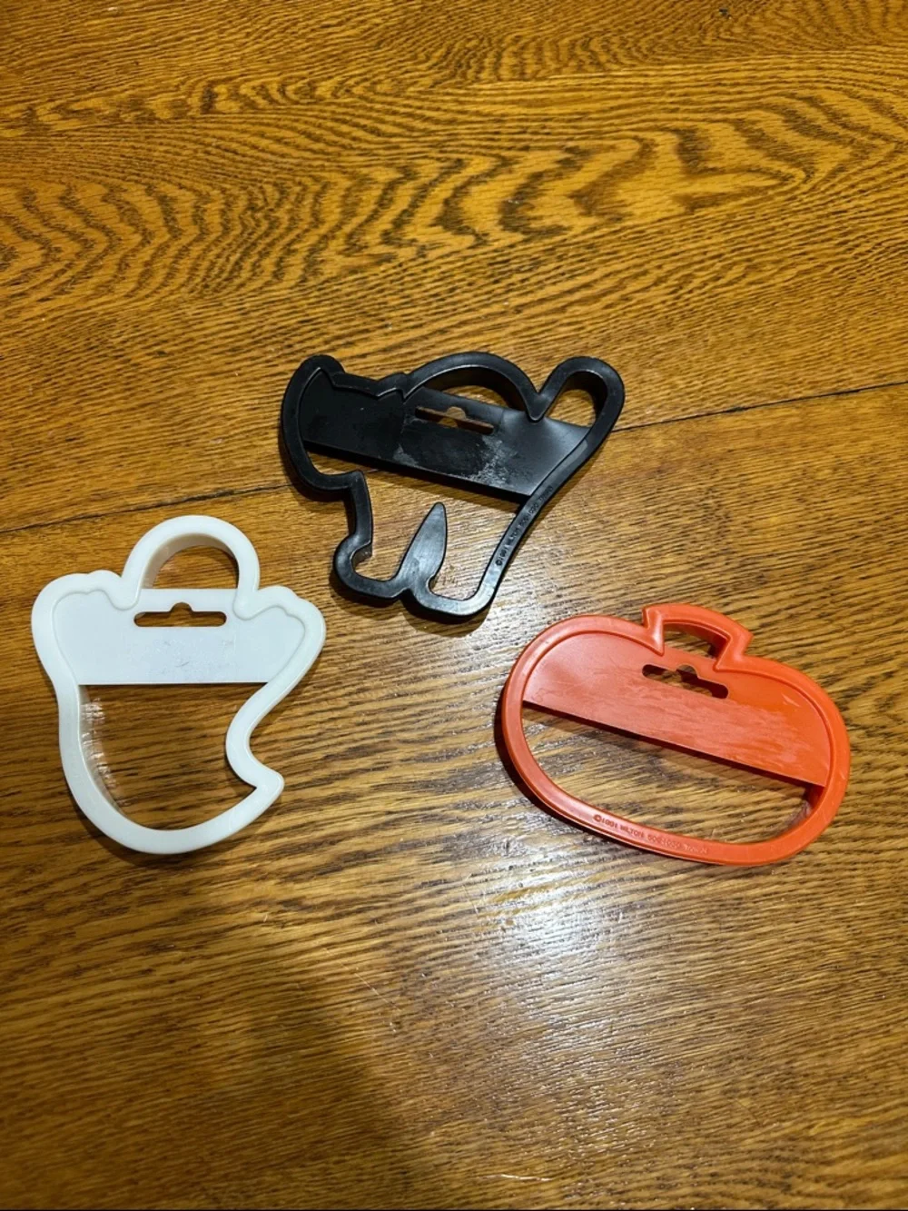 Multicolor Holiday Cookie Cutter Set - Green, Red, Orange, Black, White